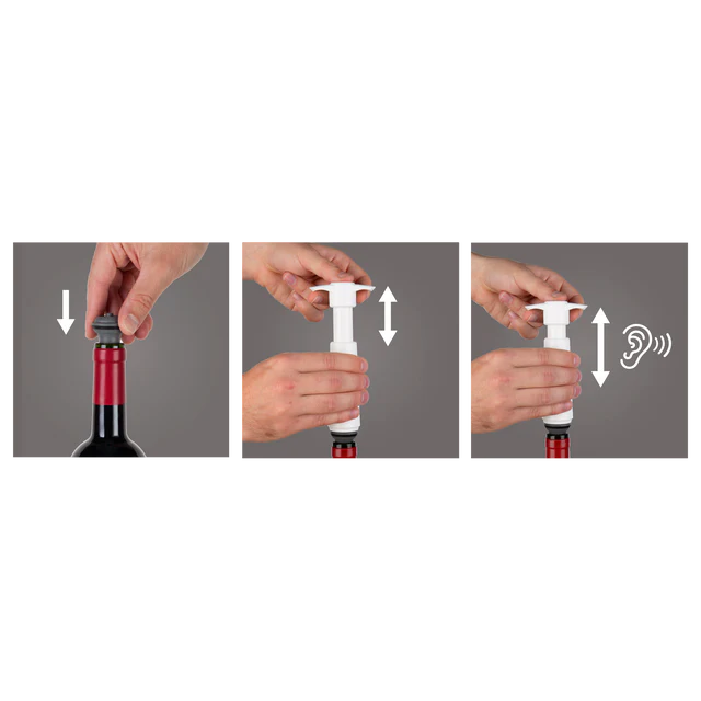 VACUVIN - Wine Saver Set 2/ST White - Limolin 
