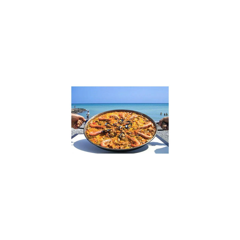 Vaello - Paella Pan Polished Steel 34cm/13" - Limolin 