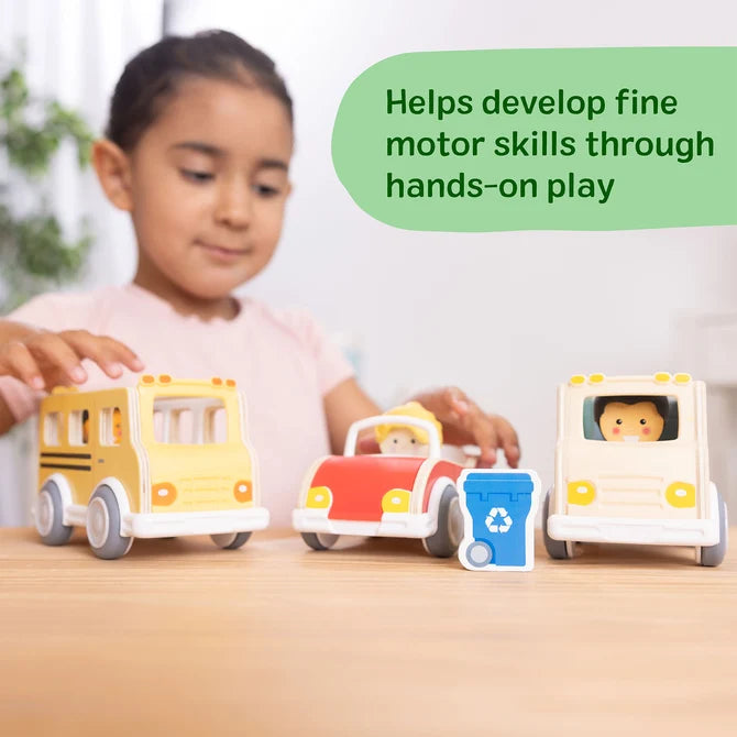 Melissa & Doug - Cheery Lane Vehicles Play Set