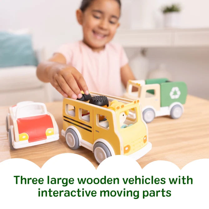 Melissa & Doug - Cheery Lane Vehicles Play Set