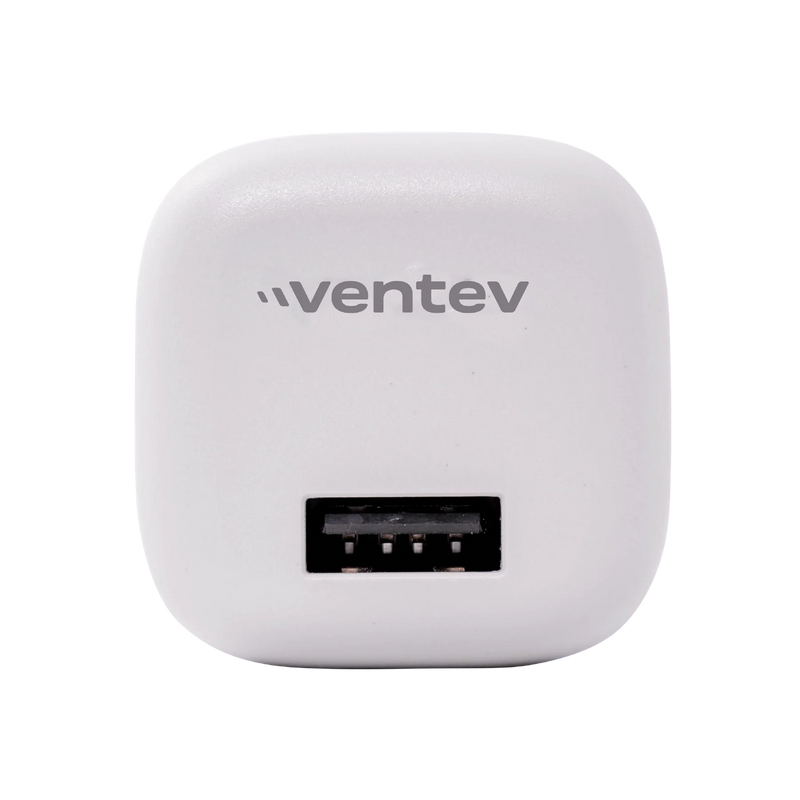 Ventev - Wall Charger 1 Port 12W 2.4amp USB-A - White - Limolin 