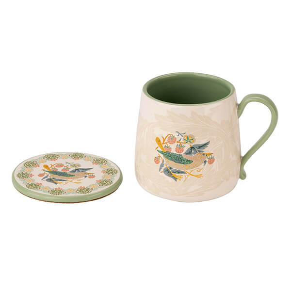 William Morris at Home - Kitchen Garden - Mug & Coaster Set