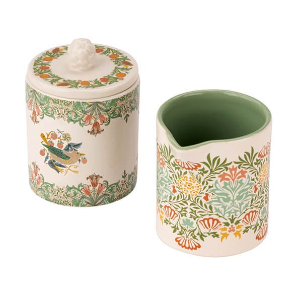 William Morris at Home - Kitchen Garden - Sugar Bowl & Creamer Set