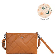 LUG - Waltz Satin Luxe VL Crossbody Bag - CAPPUCCINO - colour view