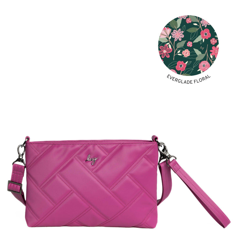 LUG - Waltz Satin Luxe VL Crossbody Bag - ORCHID - colour view