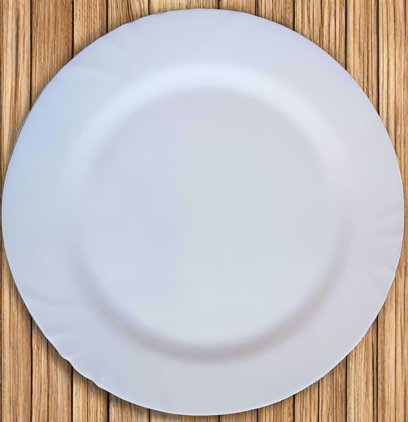 Luminarc – Cadix White Round Serving Platter – 31.5 cm – product view
