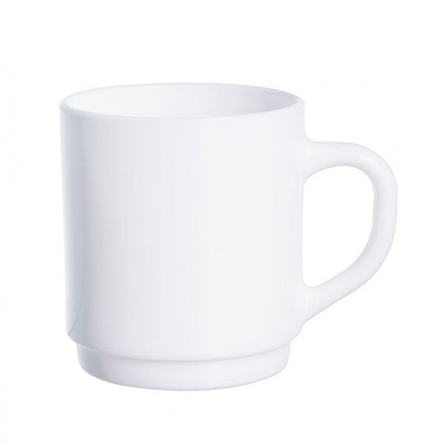 Luminarc – White Stackable Mug – 290 mL – product view