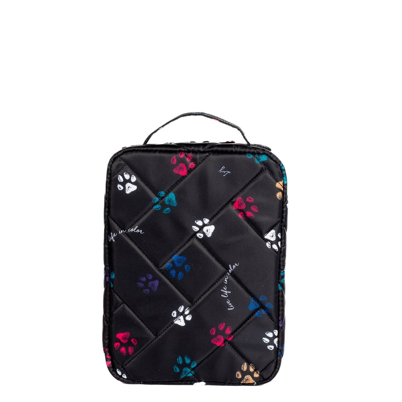 LUG - Wingback Hanging Toiletry Case - PAWS BLACK - colour view