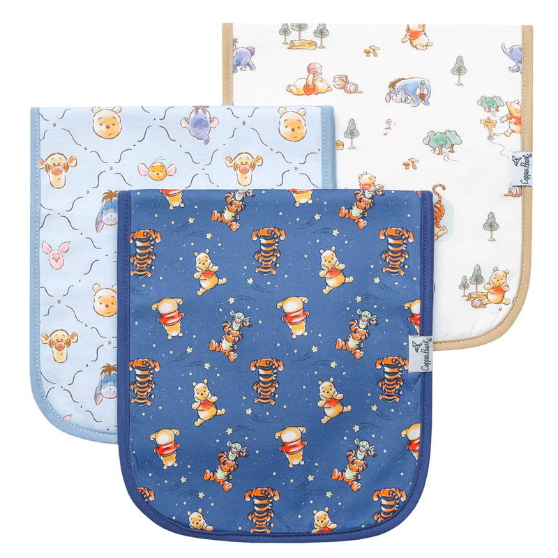 Copper Pearl - Winnie the Pooh and Tigger Burp Cloth