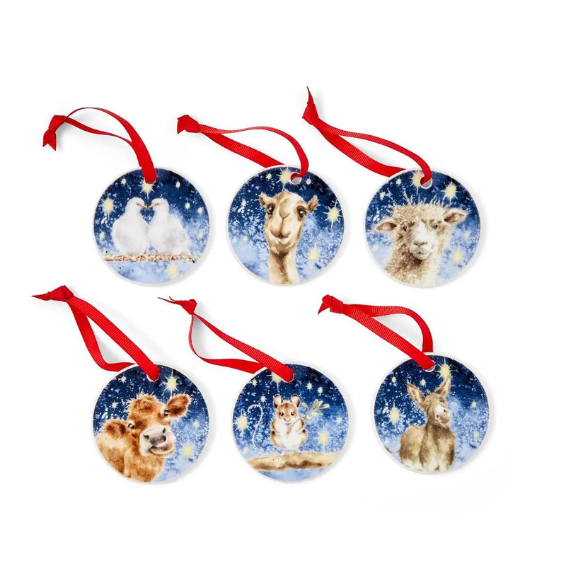 Wrendale DESIGNS - Nativity Decorations (Set of 6) - Limolin 