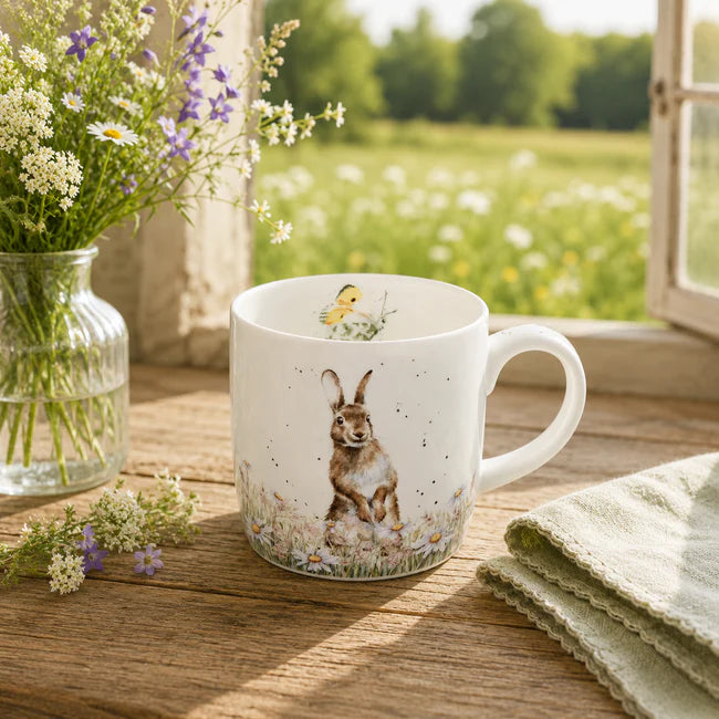 Royal Worcester - Wrendale Designs - HARE MUG 11 oz.
