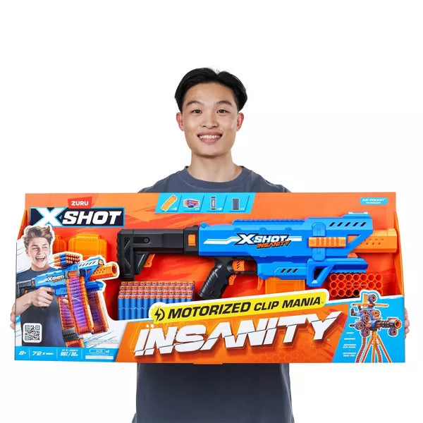 XShot - INSANITY-S1-MOTORISED CLIP BLASTER - Limolin 