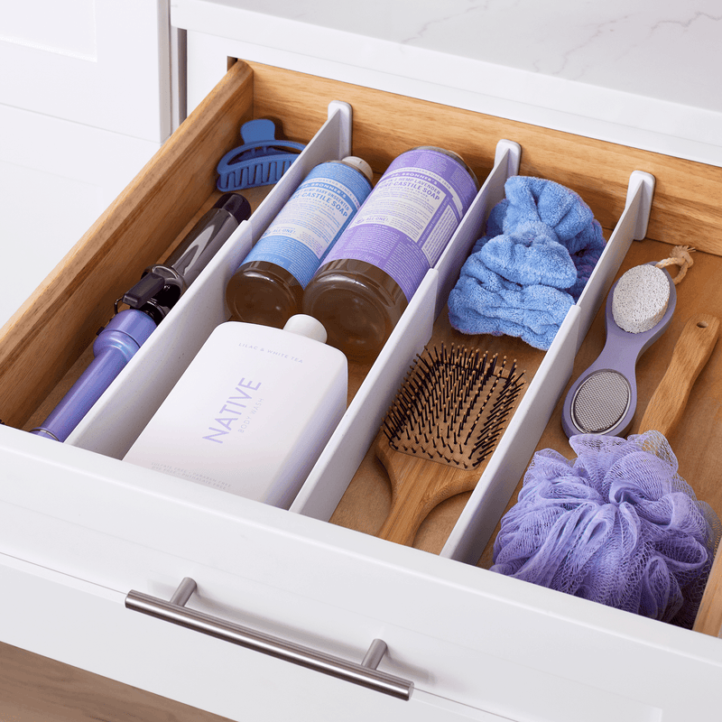 YouCopia - ReStickable - Shallow Drawer Dividers, 3-Pack - Limolin 