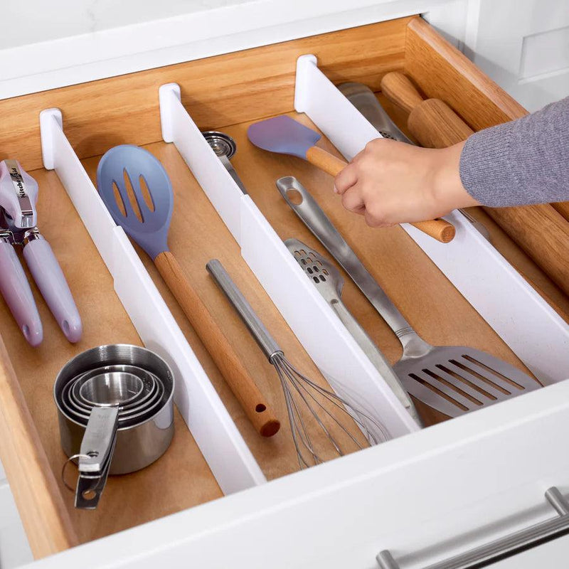YouCopia - ReStickable - Shallow Drawer Dividers, 3-Pack - Limolin 