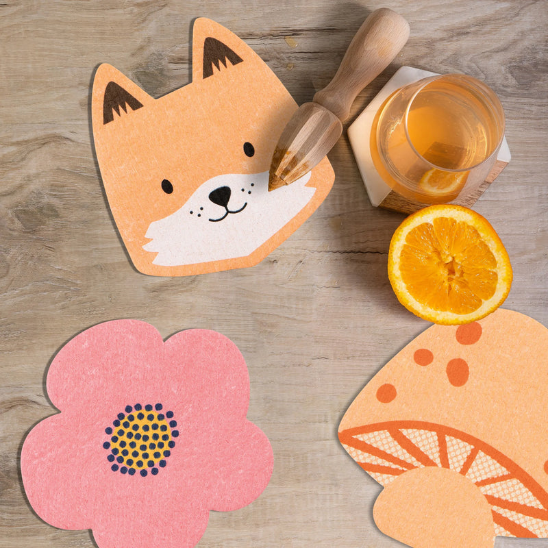 Danica Jubilee - Fox Shaped Swedish Dishcloth