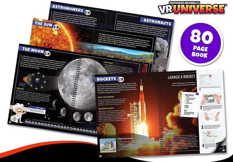 Professor Maxwell's VR Universe STEM project materials