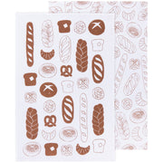 Now Designs - Boulangerie-Chestnut Printed Floursack Dishtowel S