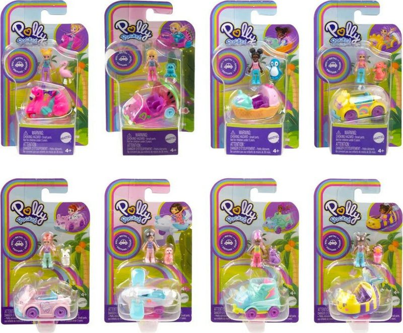 Polly Pocket - Pollyville Figue et voiture