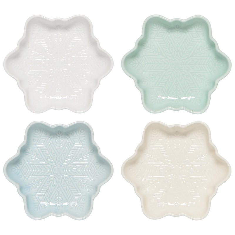 Danica - Snowflakes Dipping Dishes Set of 4