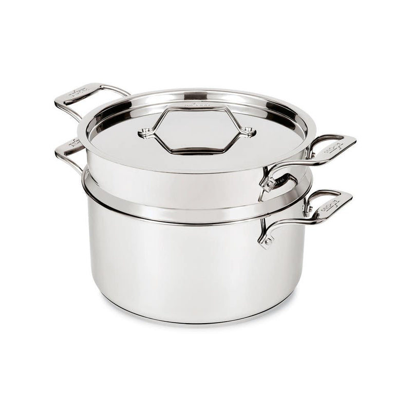 All-Clad - Simply Strain Stainless Steel Multipot with Insert - 8 qt