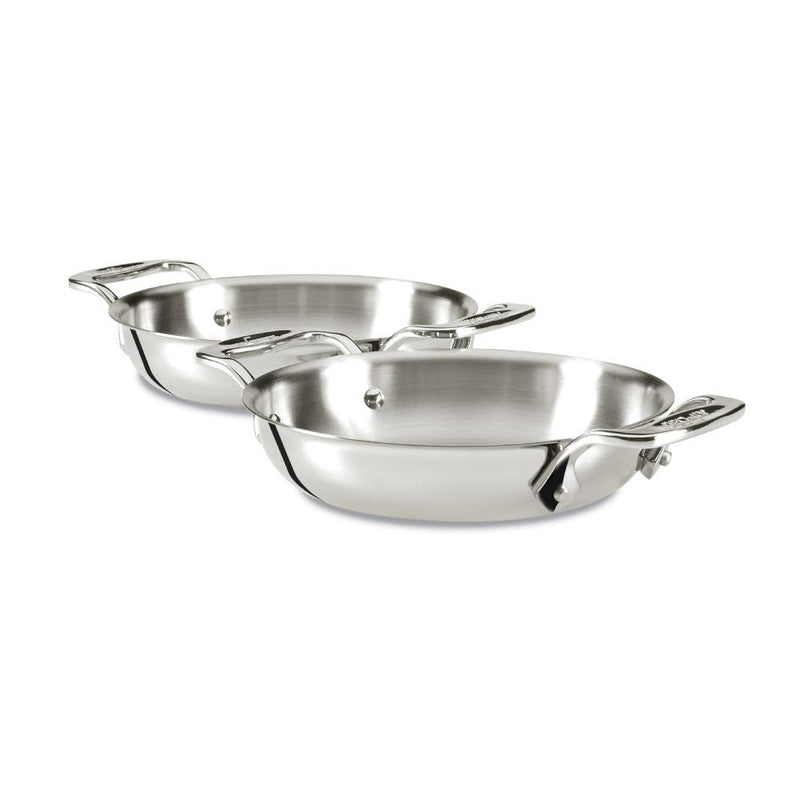 All-Clad - Stainless Steel Mini Gratins - 6 in - Set of 2
