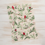 Danica - Forest Birds Christmas Dishtowel - lifestyle