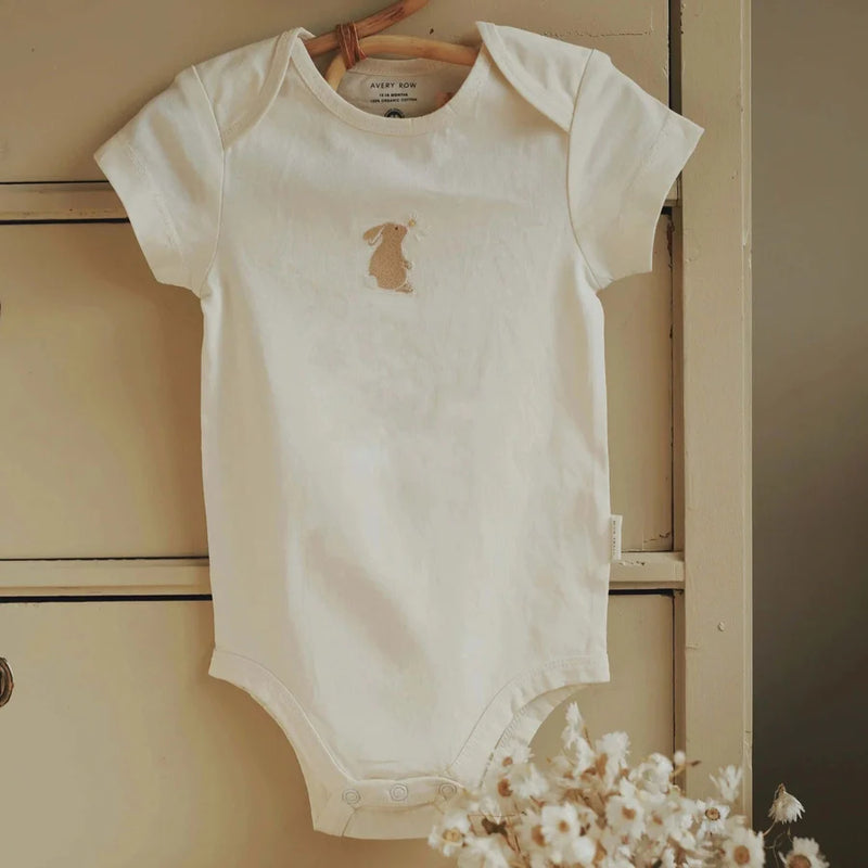 Avery Row - Body Brodé en Jersey - Lapin