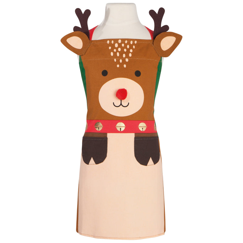 Jubilee - Rudolph Kid's Christmas Apron & Hat Set