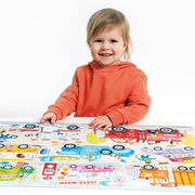 Banana Panda - MOTO JUMBO - 40pc PUZZLE CARS (3+) Toys & Games
