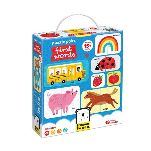 Banana Panda - PUZZLE PAIRS - FIRST WORDS (15m+) Toys & Games