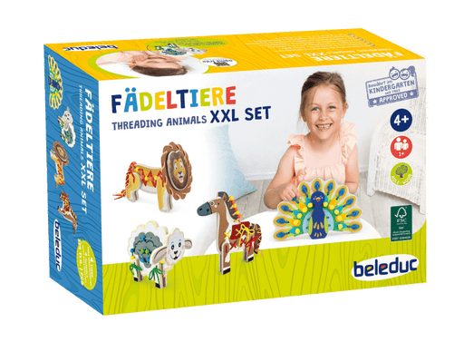 Beleduc - XXL THREAD ANIMALS Games & Toys