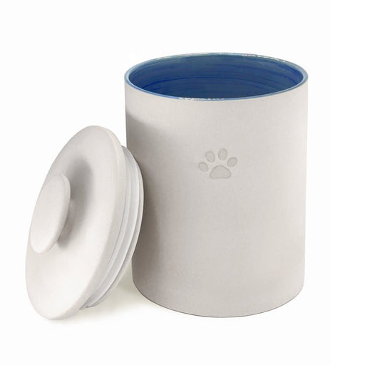 BIA - PAWS CAFÉ Pet Treat Canister Home & Kitchen Blue