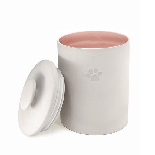 BIA - PAWS CAFÉ Pet Treat Canister Home & Kitchen Blush