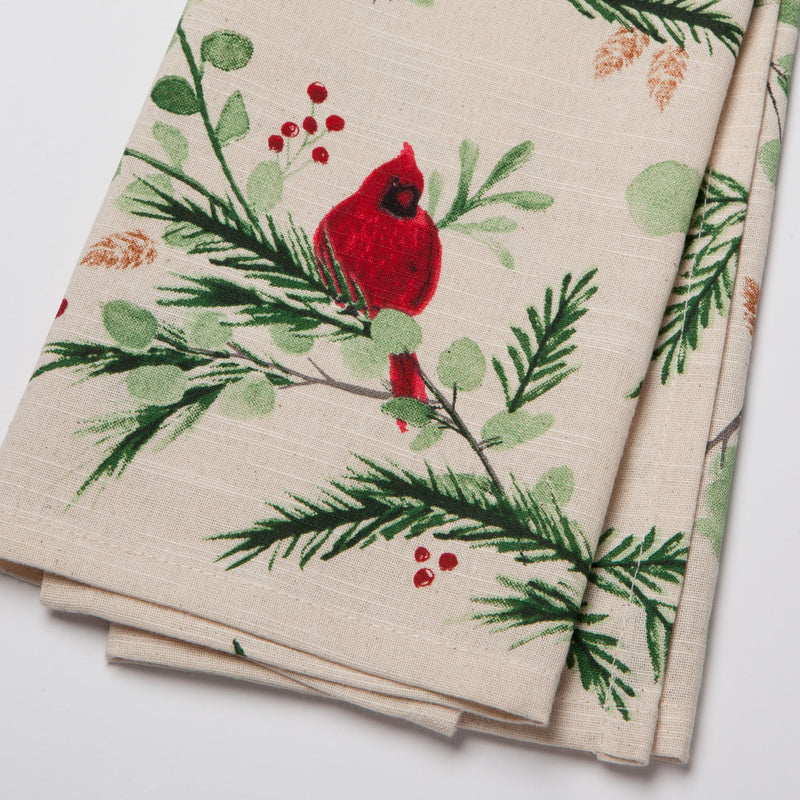 Danica - Forest Birds Christmas Dishtowel