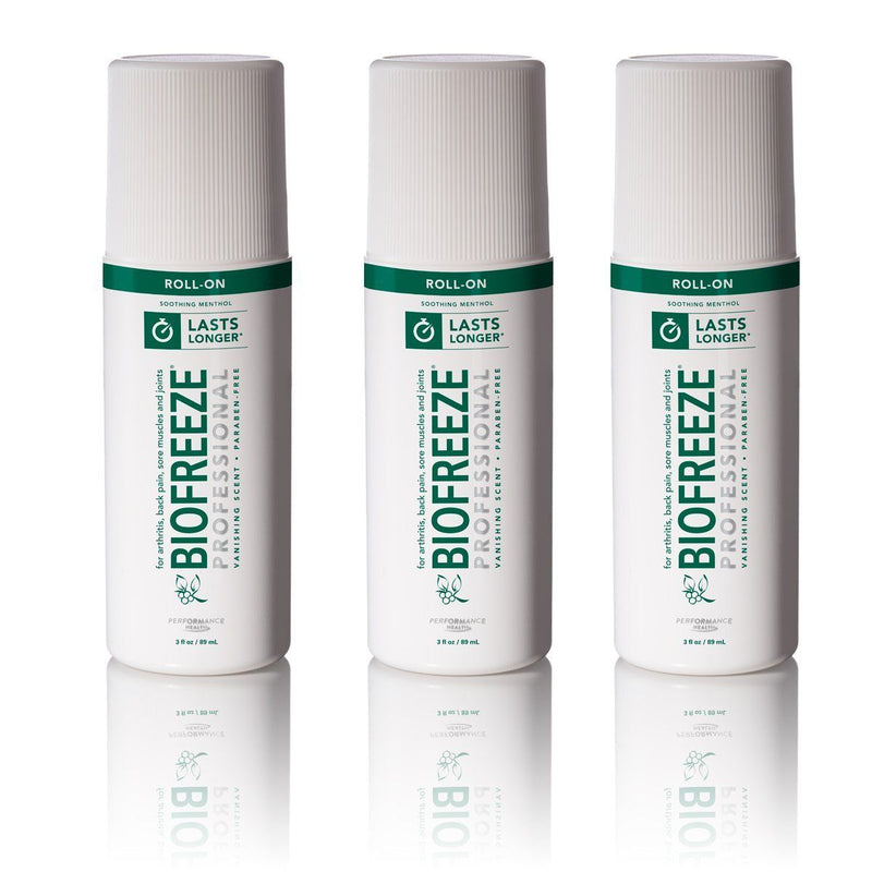 BioFreeze - Pain Relief Roll On 3 Oz (3 - Pack) Health & Wellness