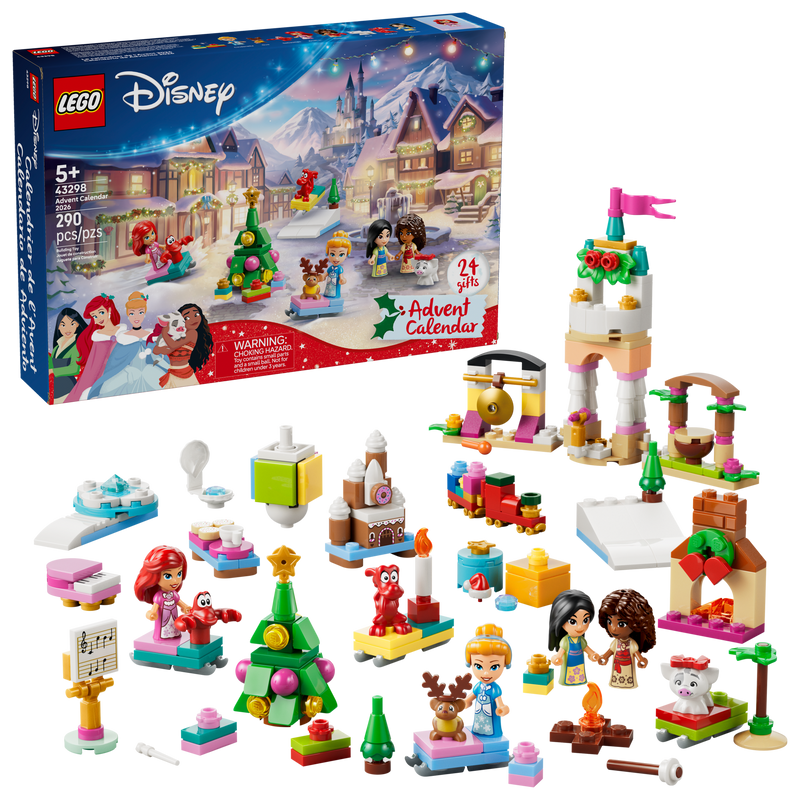 LEGO Disney Princess Advent Calendar 2026 (43298) contents