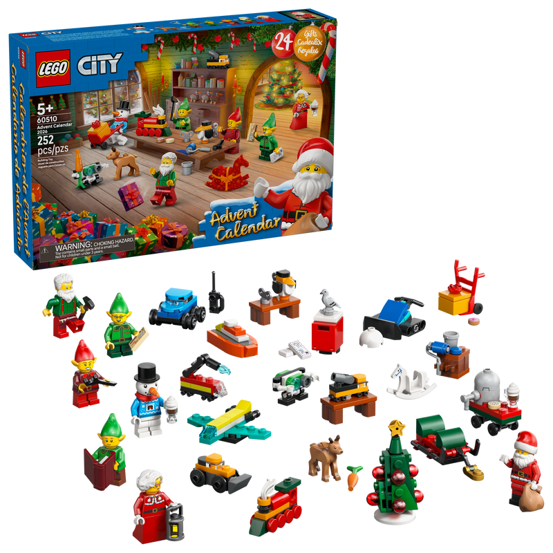 LEGO City Advent Calendar 2026 (60510) contents