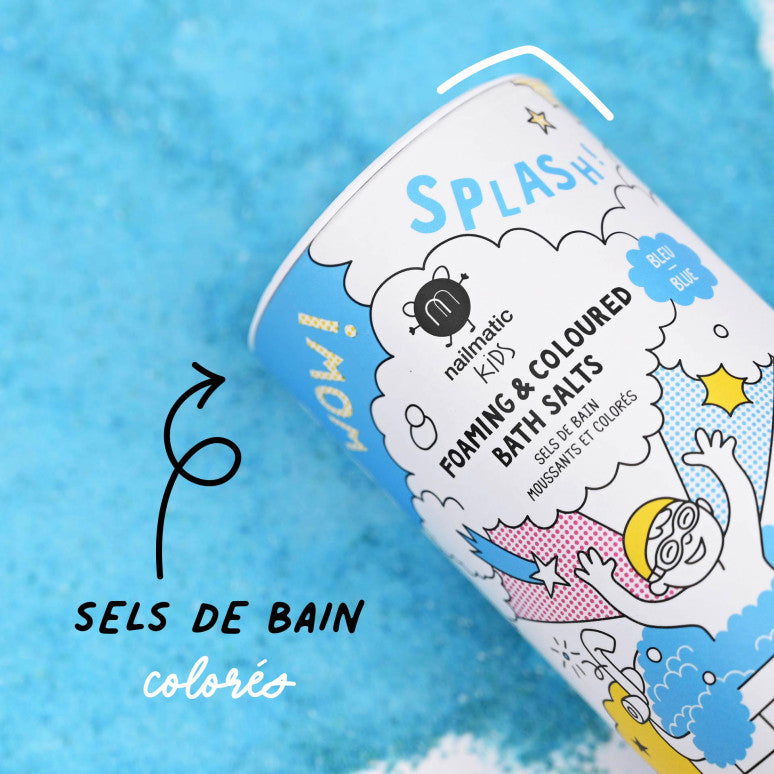 Nailmatic - Kids - Coloured Bath Salts | Blue