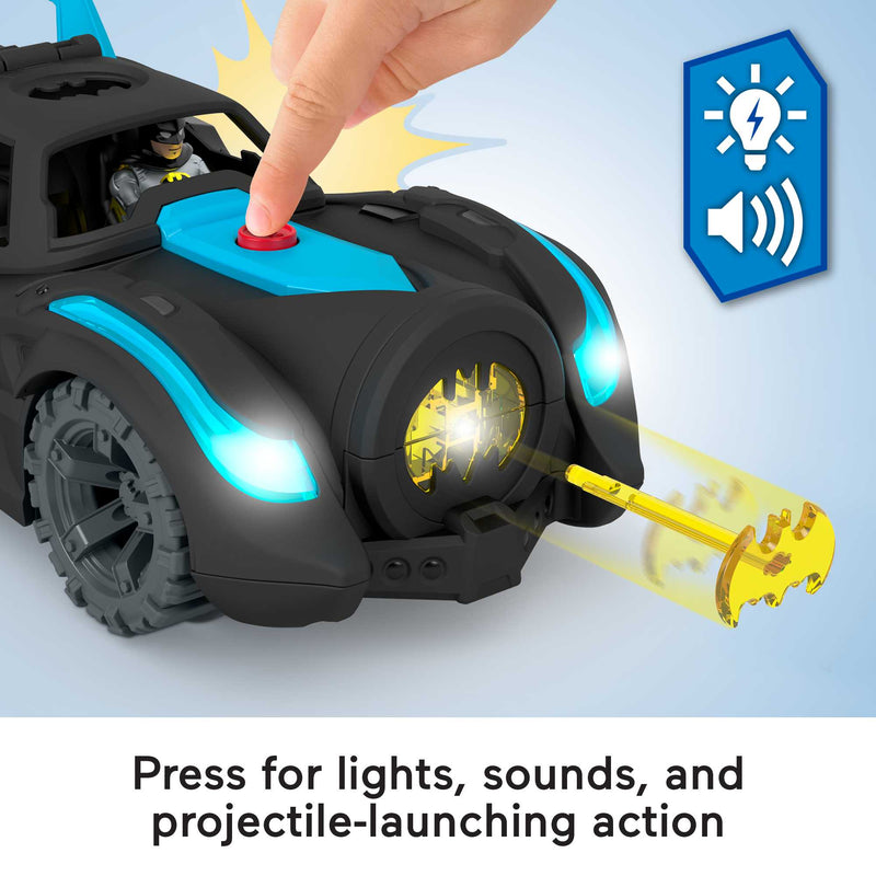 Imaginext - DC Super Friends - Lights and Sounds Batmobile - Product detail or play view 4