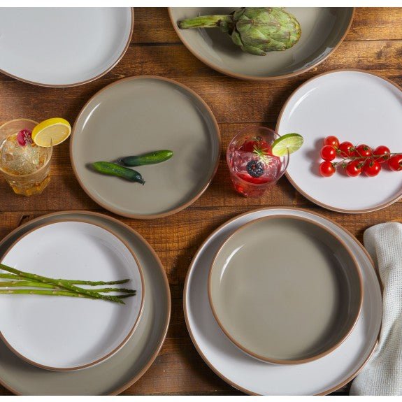 Brilliant - DINNER PLATE TAUPE 27.5CM Home & Kitchen