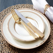 Brilliant - FLORAL LACE GOLD B&B PLATE S/6 Home & Kitchen