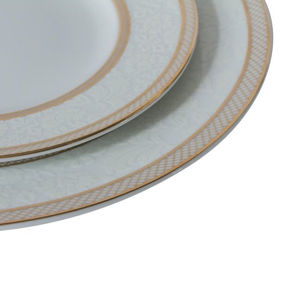 Brilliant - FLORAL LACE GOLD OVAL PLATTER 14" Home & Kitchen