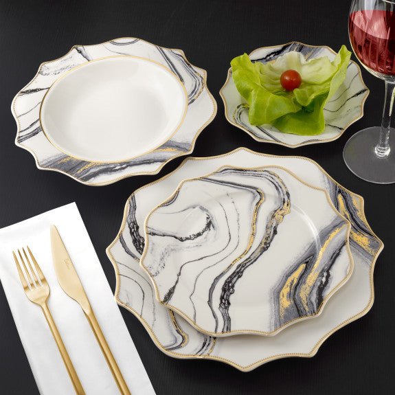 Brilliant - VULCANO B&B PLATE SET/6 Home & Kitchen