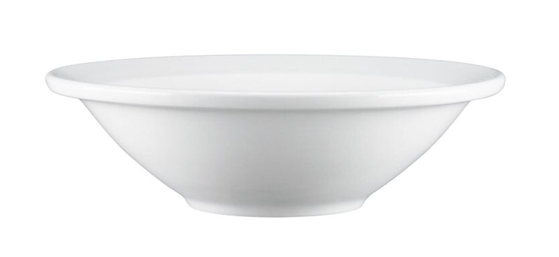 Browne - PALM Grapefruit Bowl, 15oz/444ml, 6.38x1.85"/16.2x4.7cm, Porcelain, White Home & Kitchen