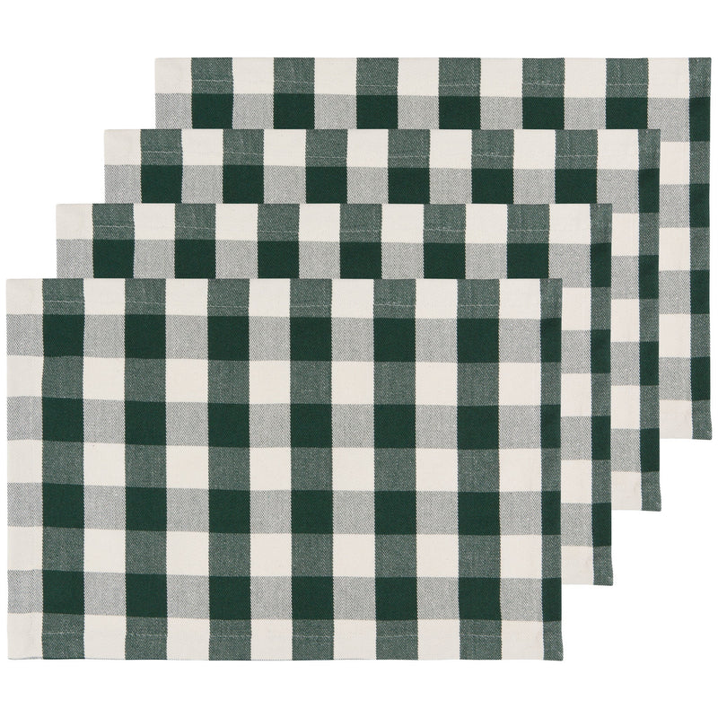 Danica - Recycled Cotton 2nd Spin Green Buffalo Check Place