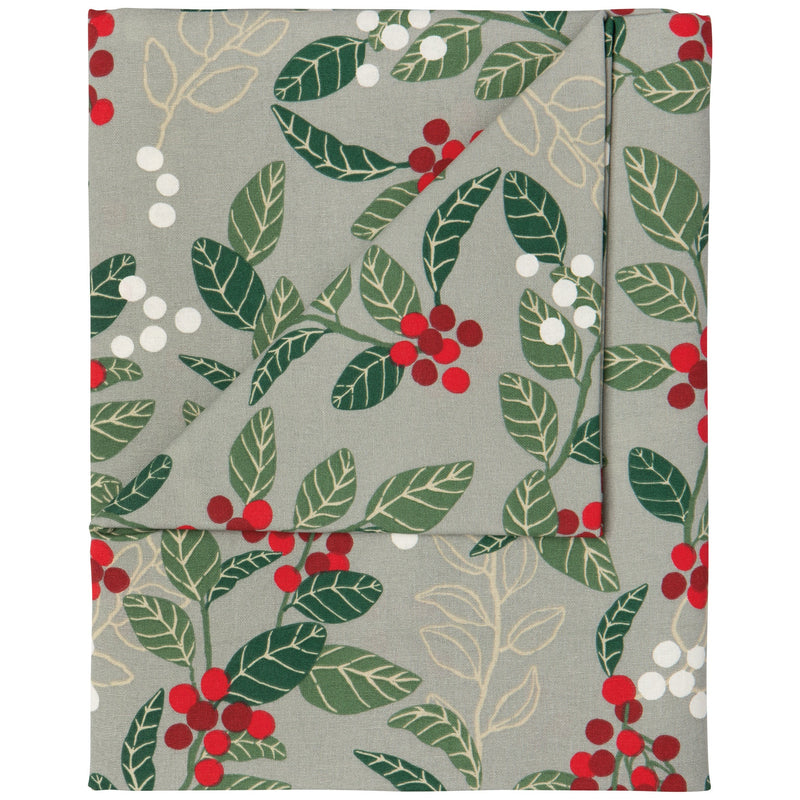 Now Designs by Danica - Merry Berry Christmas Tablecloth | 60x 120 in / 152.4 x 304.8 cm