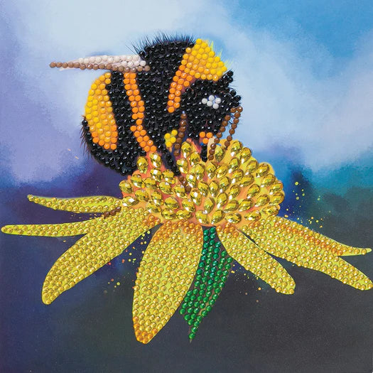 Crystal Art - Card Kit: Bumblebee - Limolin 