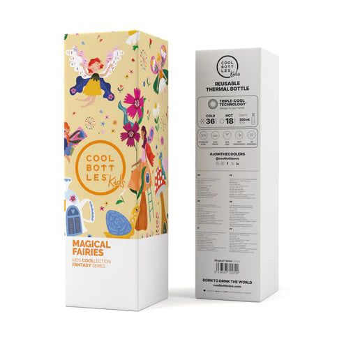 Cool Bottles - Enfants 350 mL - Série Fantaisie - Fées Magiques