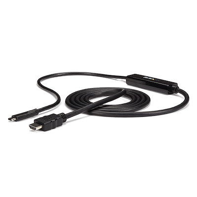 StarTech - Câble adaptateur USB-C mâle vers HDMI mâle 4K à 30 Hz 0,9 m - Noir (Cdp2hdmm1mb)