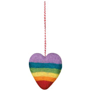 Danica - Love is Love Felt Christmas Tree Ornaments - 3 Ass